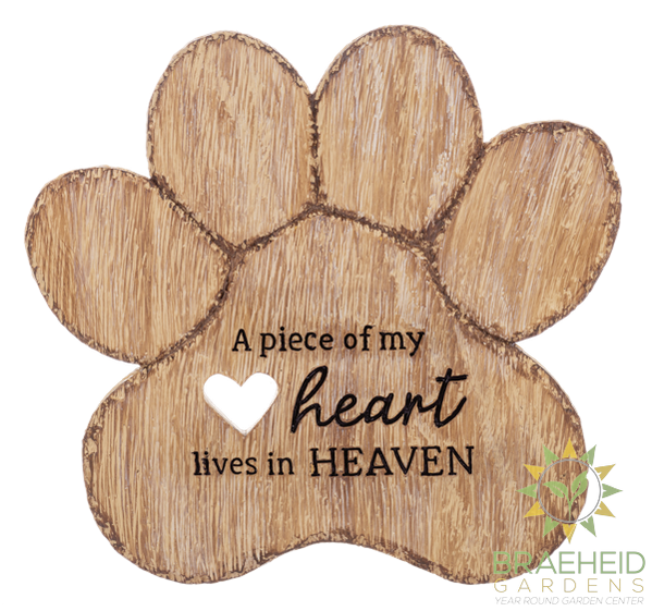 Pet Memorial Garden - Paw Print Stepping Stone