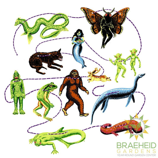 Cryptids of North America Paper Garland
