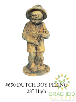Fountain Dutch Boy Peeing water fountain Garden Ornament - NO SHIP -