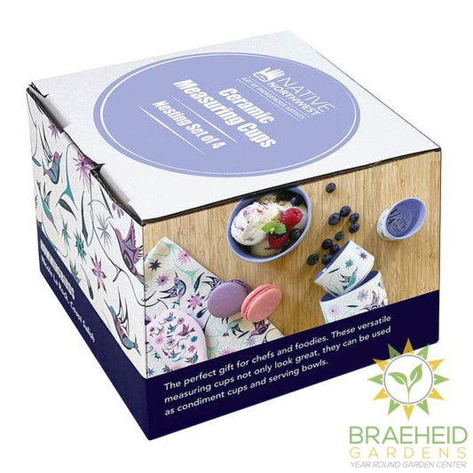 Ceramic Measuring Cup Set - Hummingbirds by Nicole La Rock