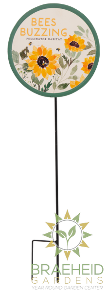 Strawberry & Sunflower Garden Stake