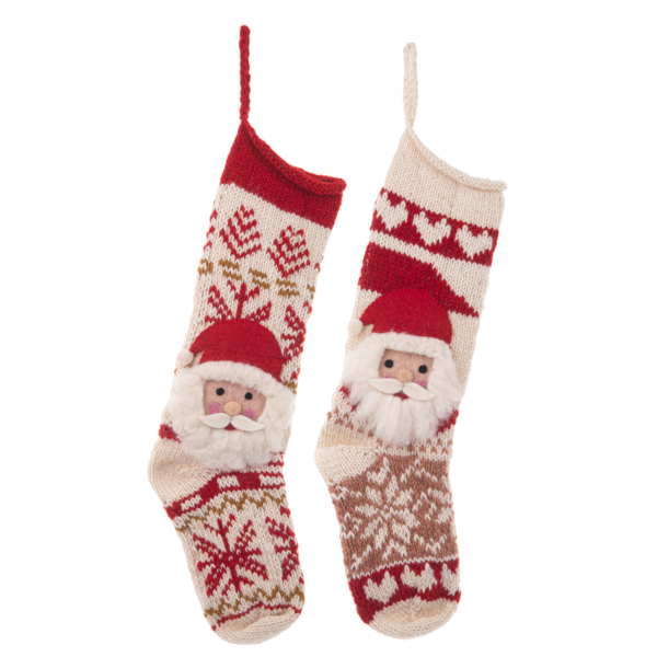 Knitted Santa Stockings