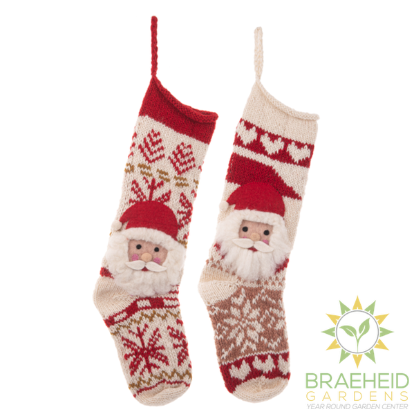 Knitted Santa Stockings