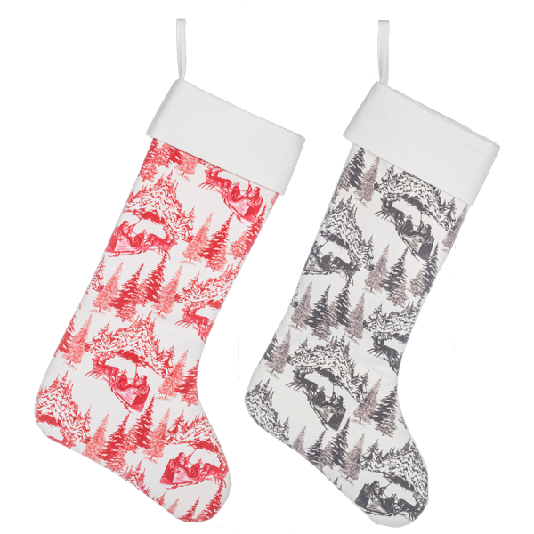 Embroidered Holiday Stockings