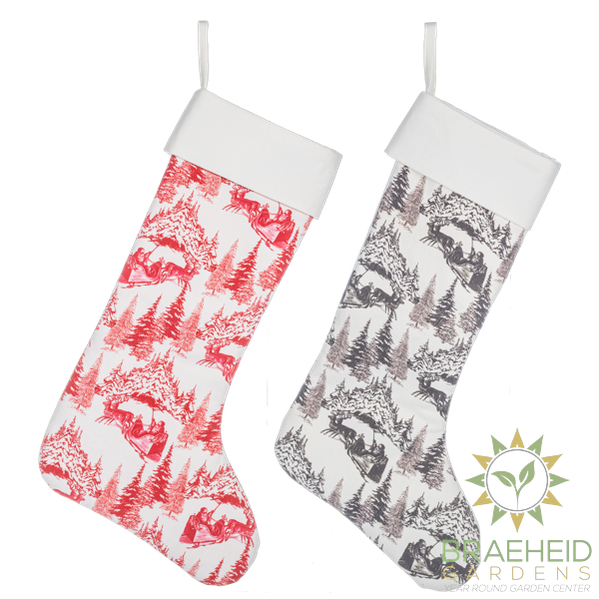 Embroidered Holiday Stockings
