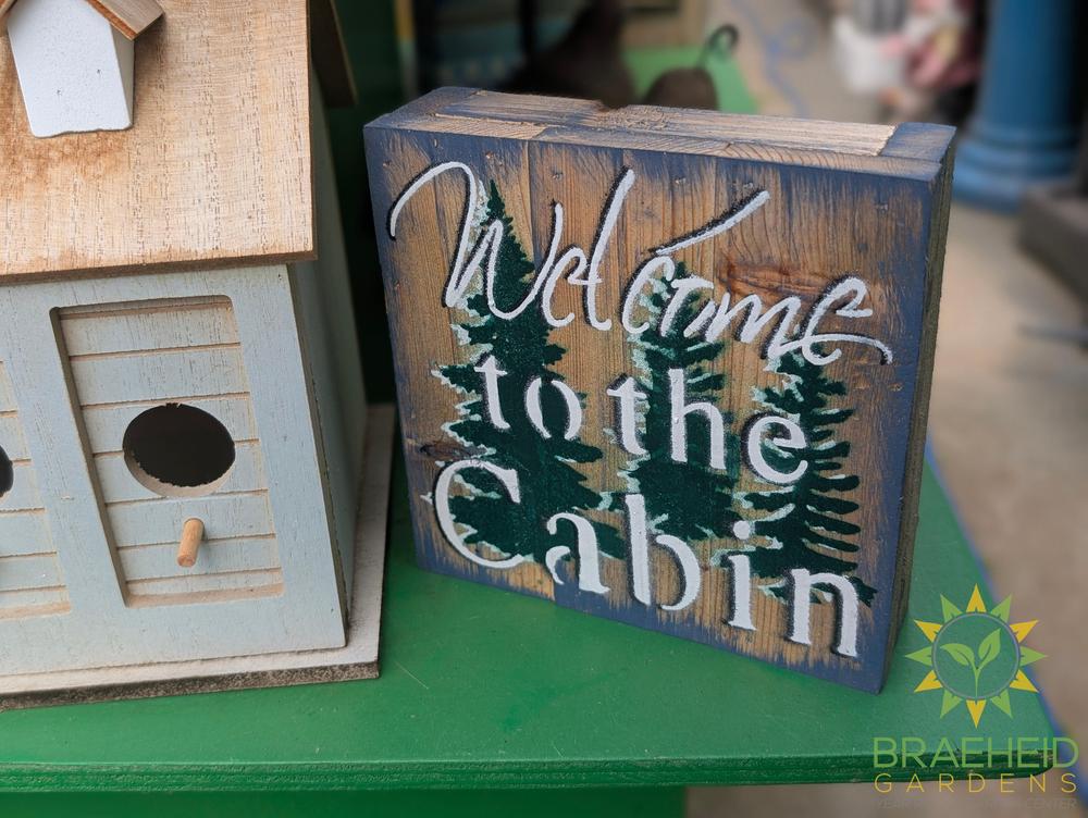 Reclaimed Wood Sign 6" x 6"
