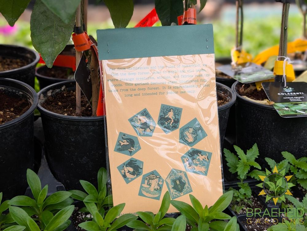 Deep Forest Folklore Paper Garland