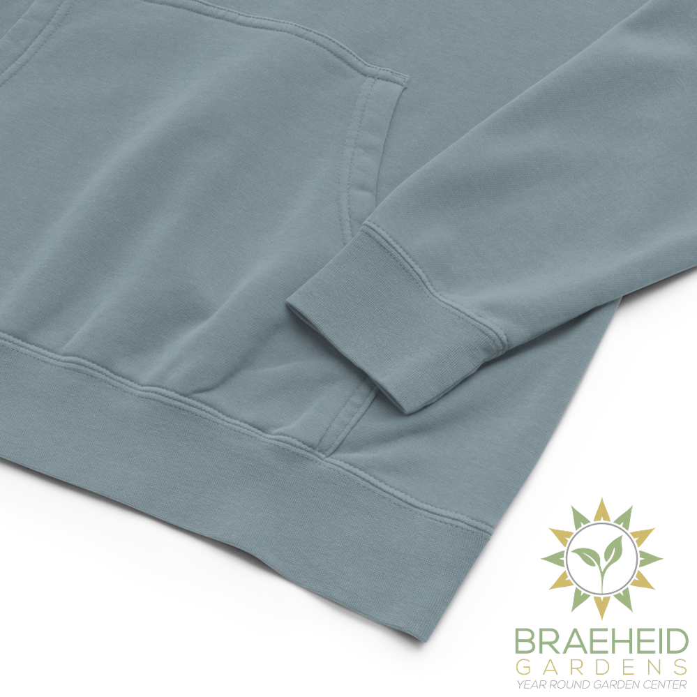 Mossify Pigment-Dyed Hoodie Unisex - Embroidered