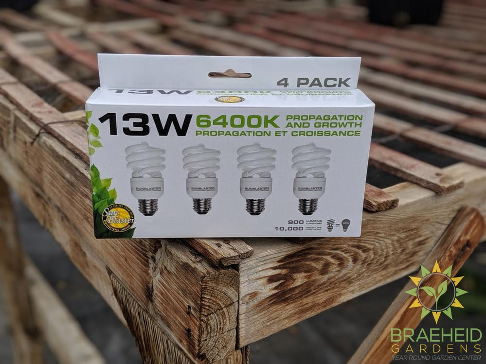 Sunblaster 13w 4 pack 6400K growlights