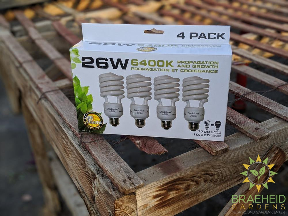 SunBlaster 26W Grow Bulbs