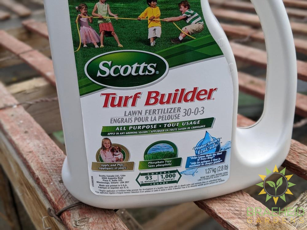 Scott’s turf builder 30-0-3