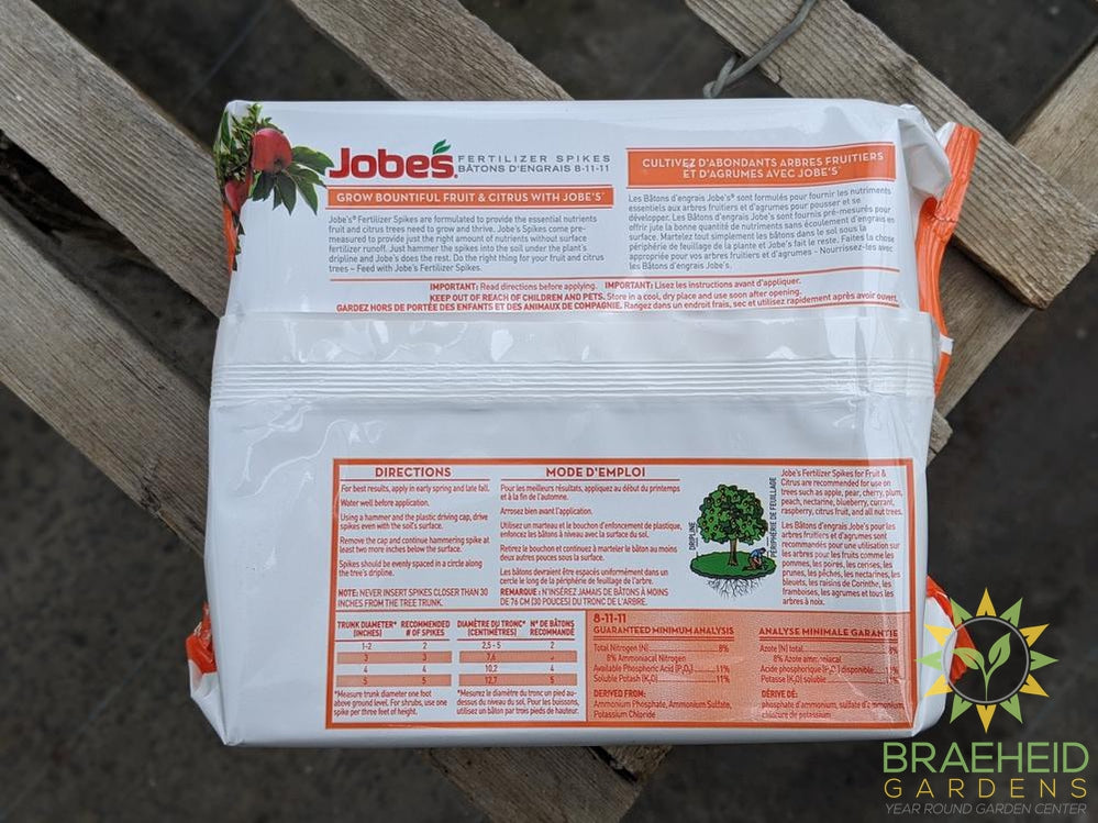 Jobes Fruit Tree Fertilizer Spike