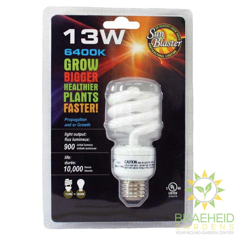 SunBlaster 13W Grow Bulbs