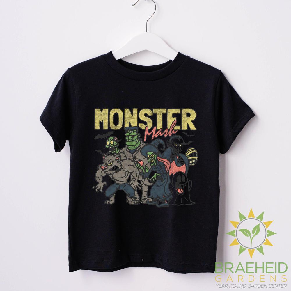Kids Halloween Shirt Monster Graphic Tee For Toddler