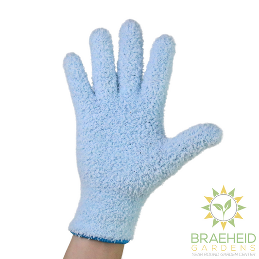1 Pair Leaf Shining Microfiber Gloves