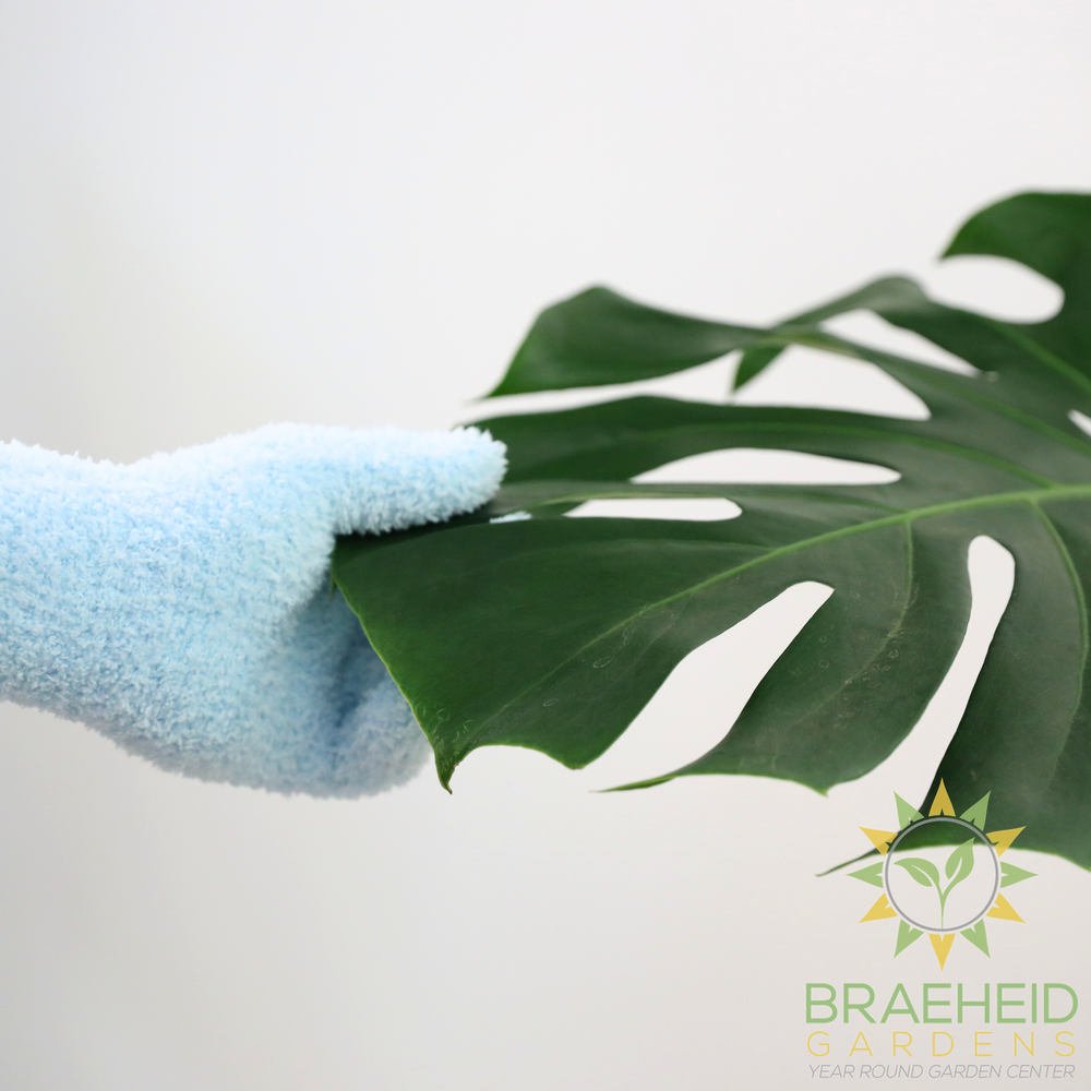 1 Pair Leaf Shining Microfiber Gloves