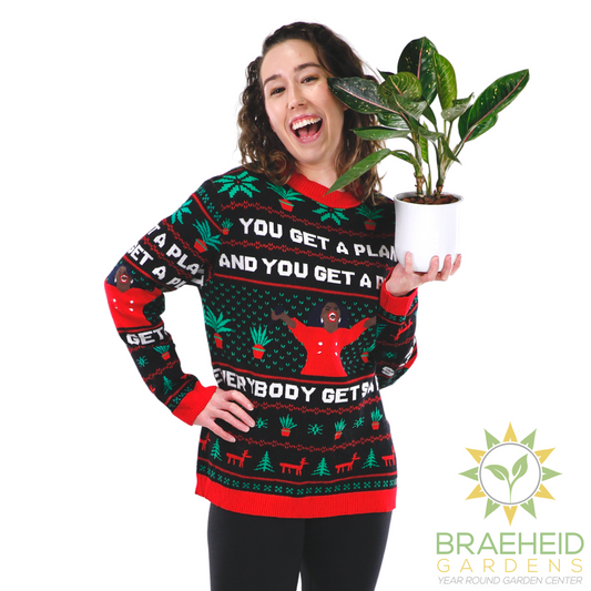 "YOU GET A PLANT" - Ugly Plantmas Sweater