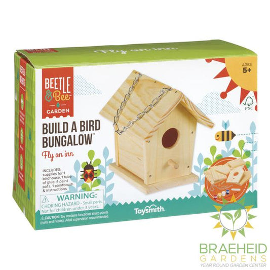 Build And Paint A Bird Bungalow