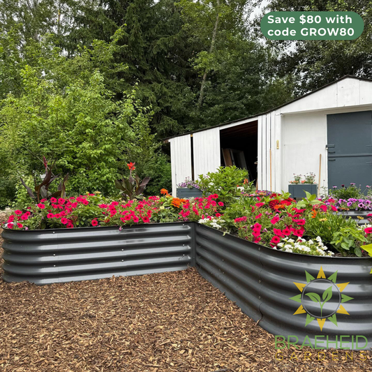 17" Tall L-Shape Garden Bed Kit