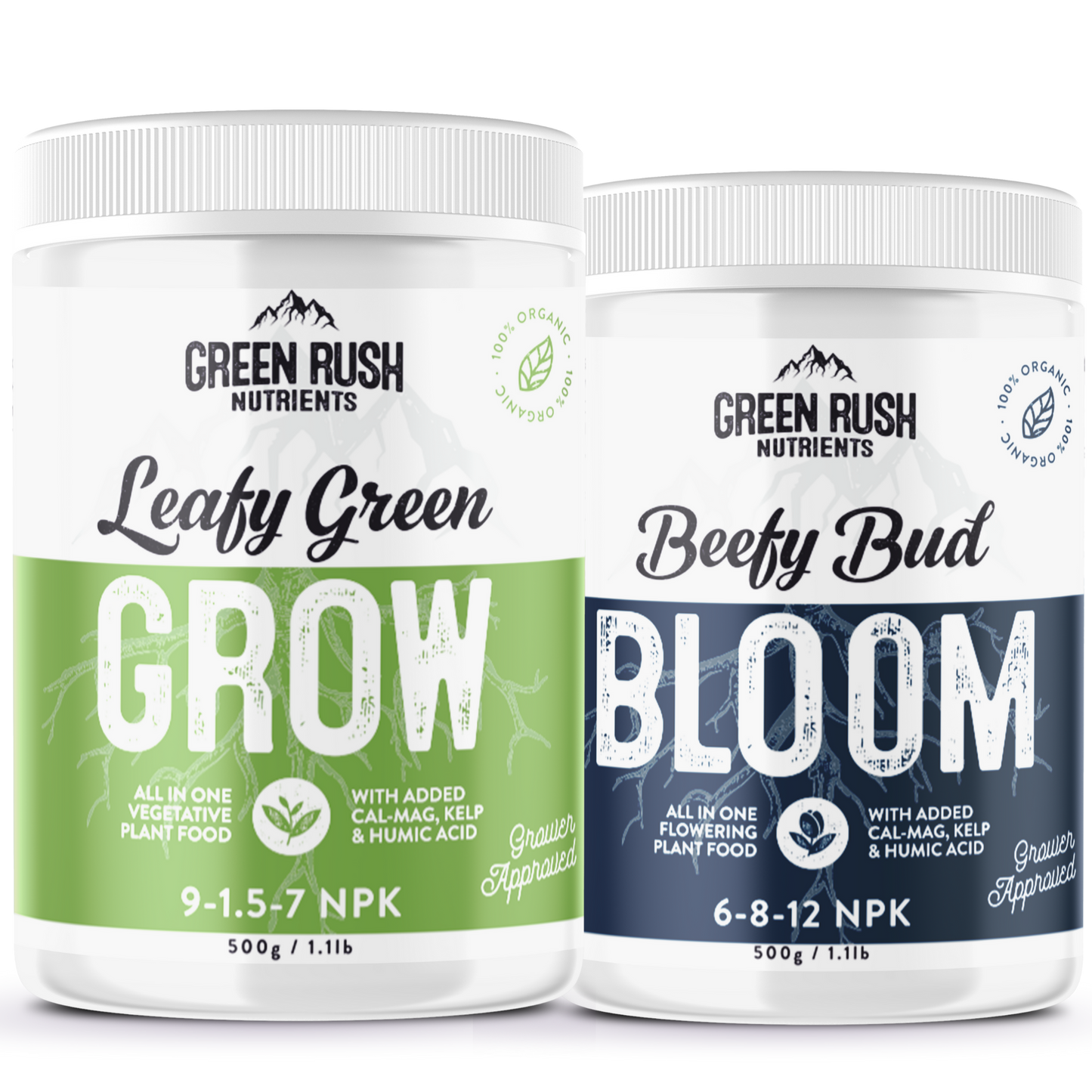 Veg To Harvest Pack: Leafy Green Grow & Beefy Bud Bloom Combo