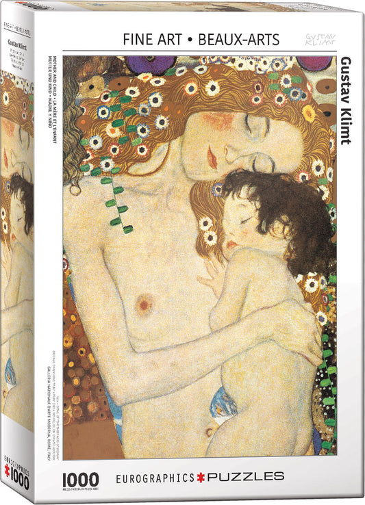 Mother and Child by Gustav Klimt Puzzle