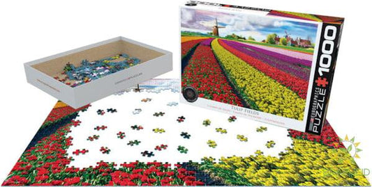 Tulip Field - Netherlands Puzzle