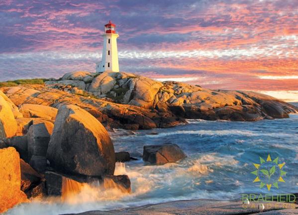 Peggy's Cove Lighthouse. Novia Scotia Puzzle