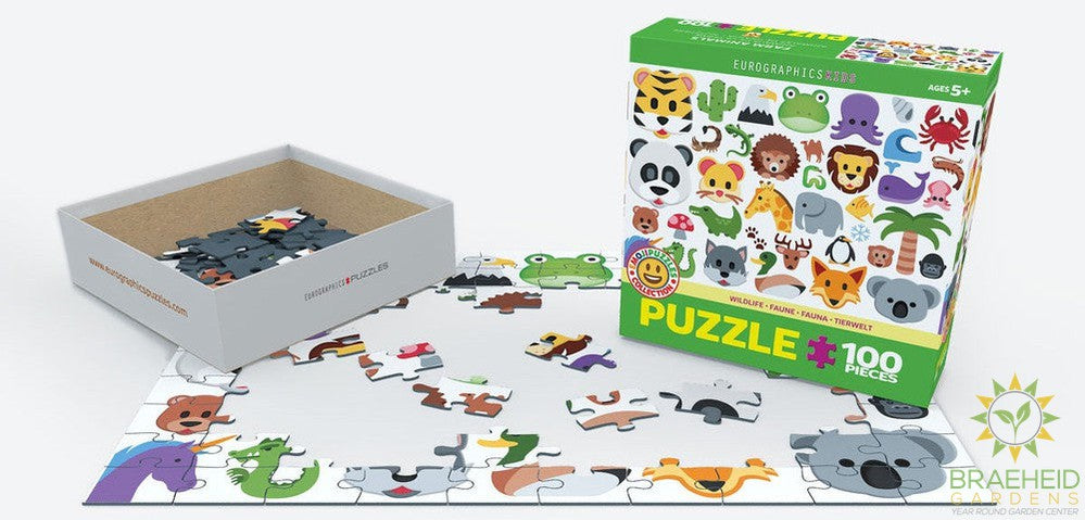 Emoji Wildlife Animals Puzzle