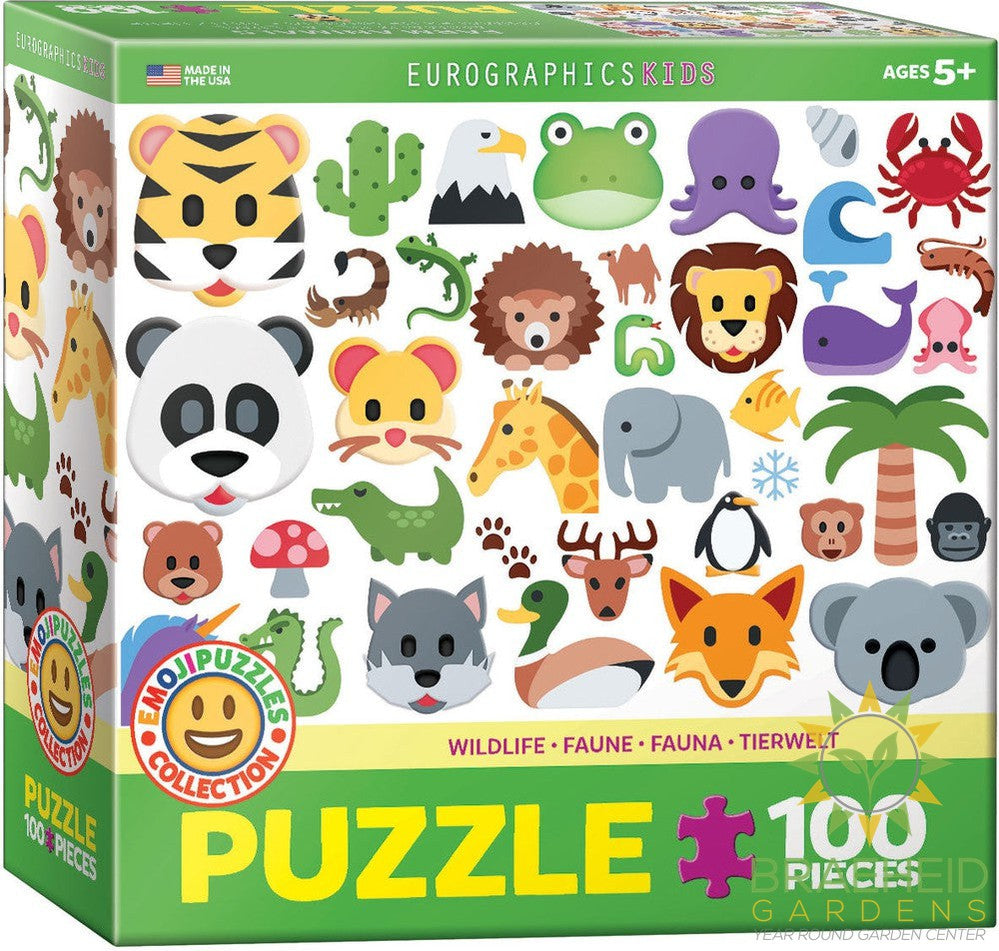 Emoji Wildlife Animals Puzzle