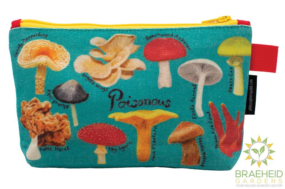 Mushroom Zipper Bag