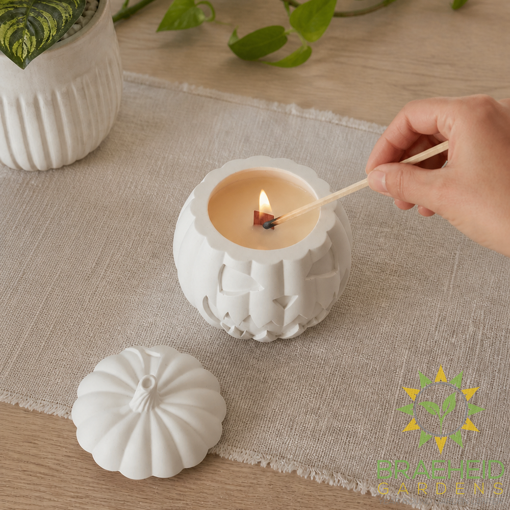 Pumpkin Hollow Soy Candle Pumpkin Caramel | Fall Autumn