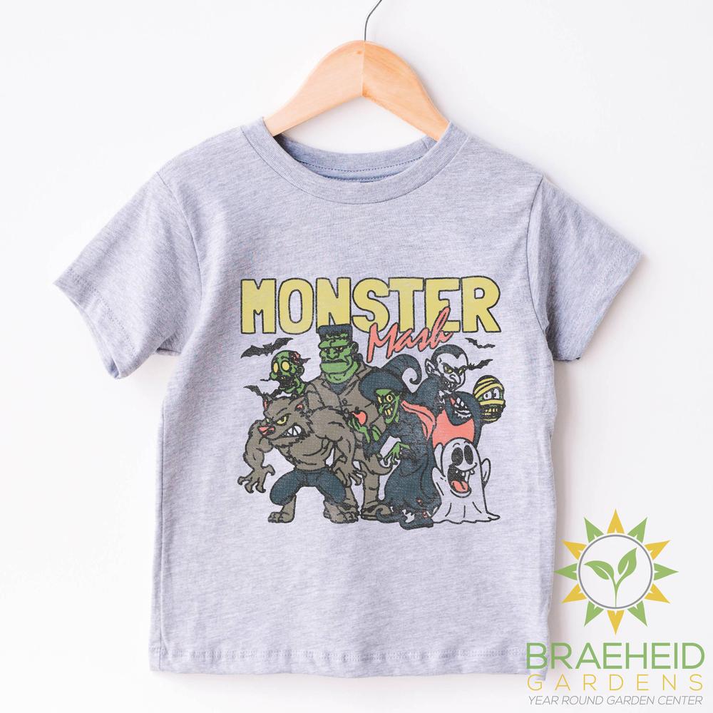 Kids Halloween Shirt Monster Graphic Tee For Toddler