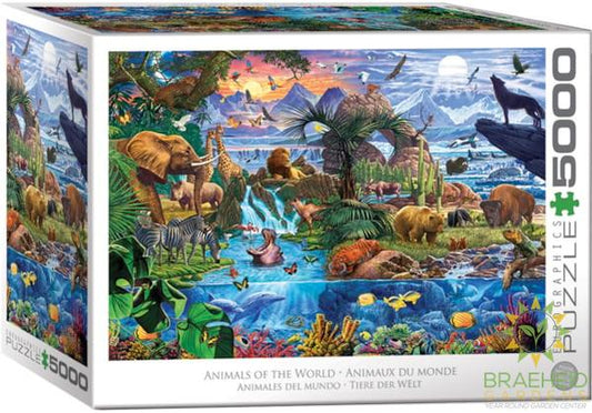 Animals of the World Puzzle