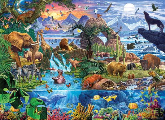 Animals of the World Puzzle