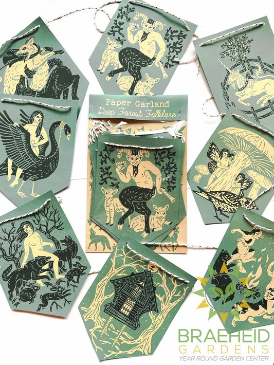 Deep Forest Folklore Paper Garland 