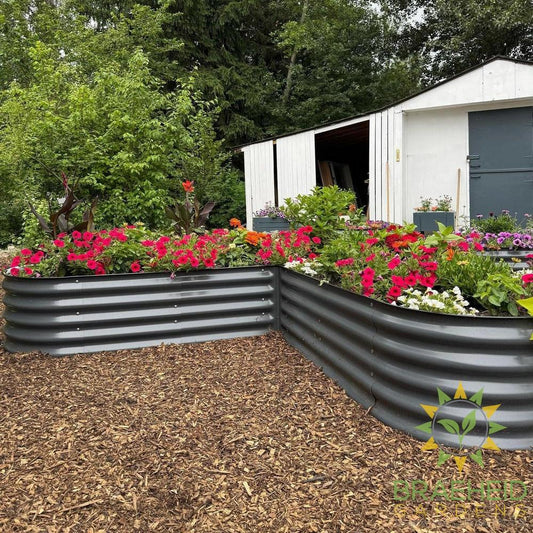 17" Tall L-Shape Garden Bed Kit