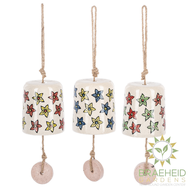 Bell with flower windchime