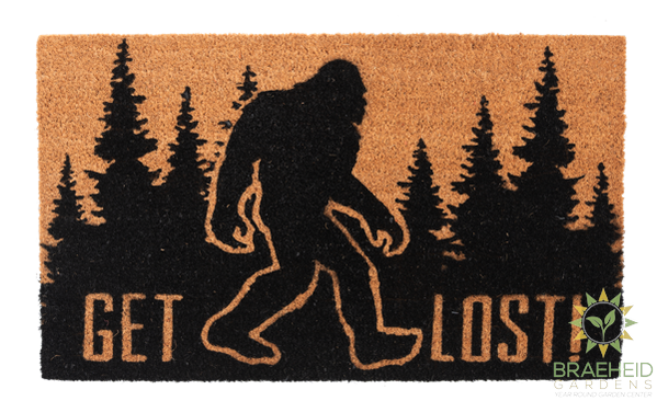 Get Lost Bigfoot Doormat