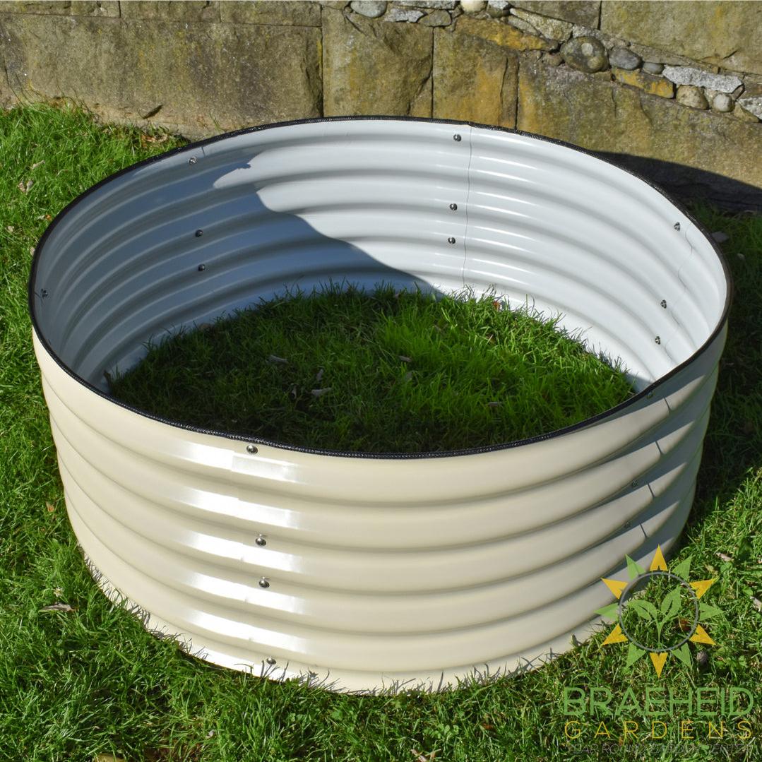17" Tall Round Garden Bed Kit
