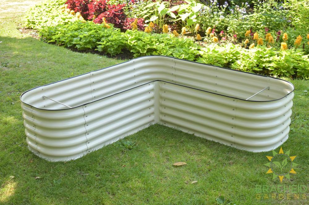 17" Tall L-Shape Garden Bed Kit