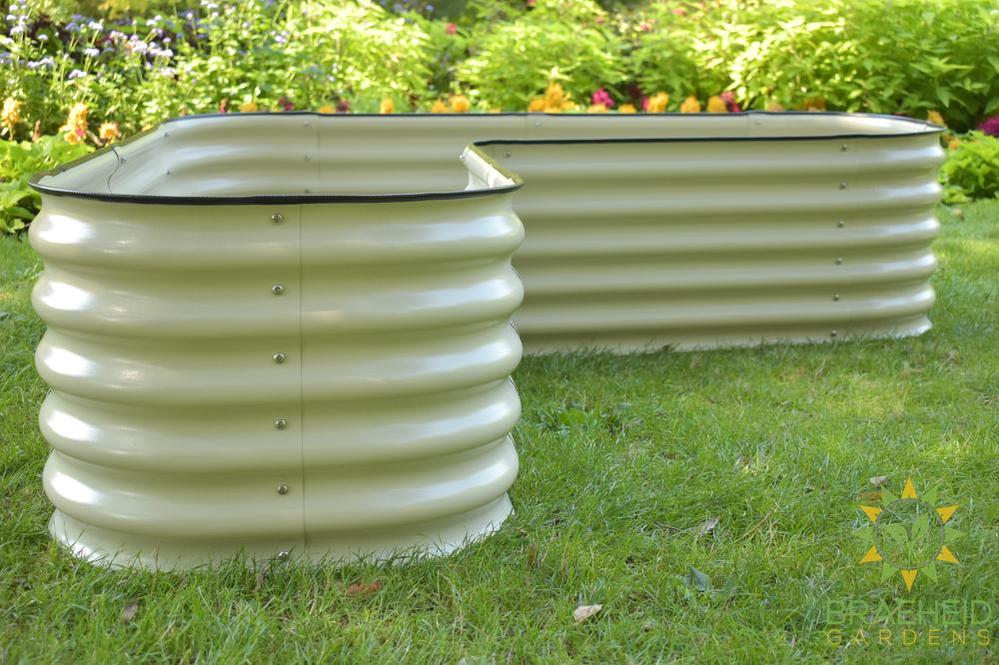 17" Tall L-Shape Garden Bed Kit