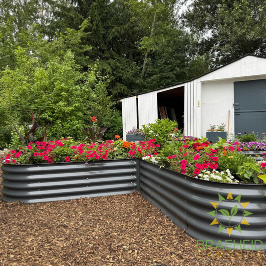 17" Tall L-Shape Garden Bed Kit