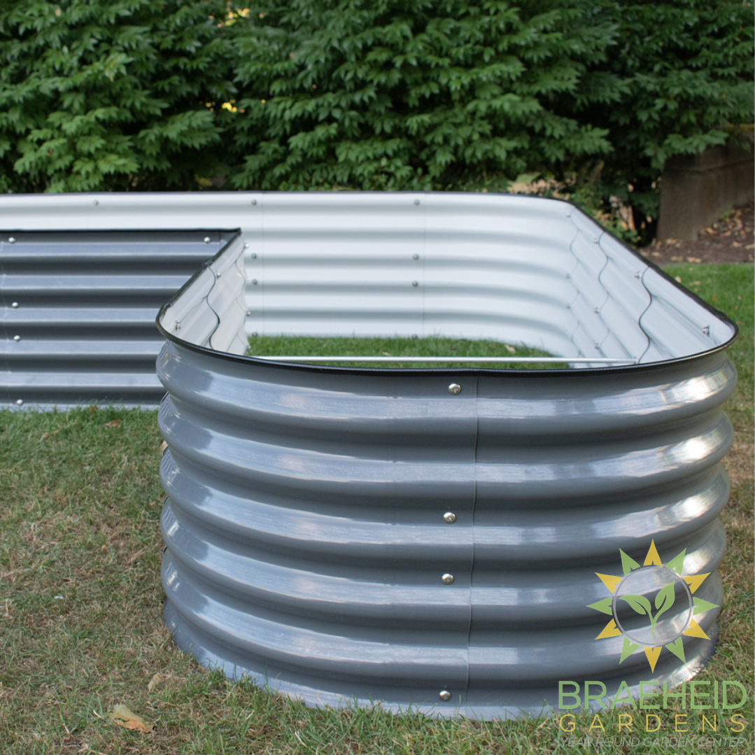 17" Tall L-Shape Garden Bed Kit