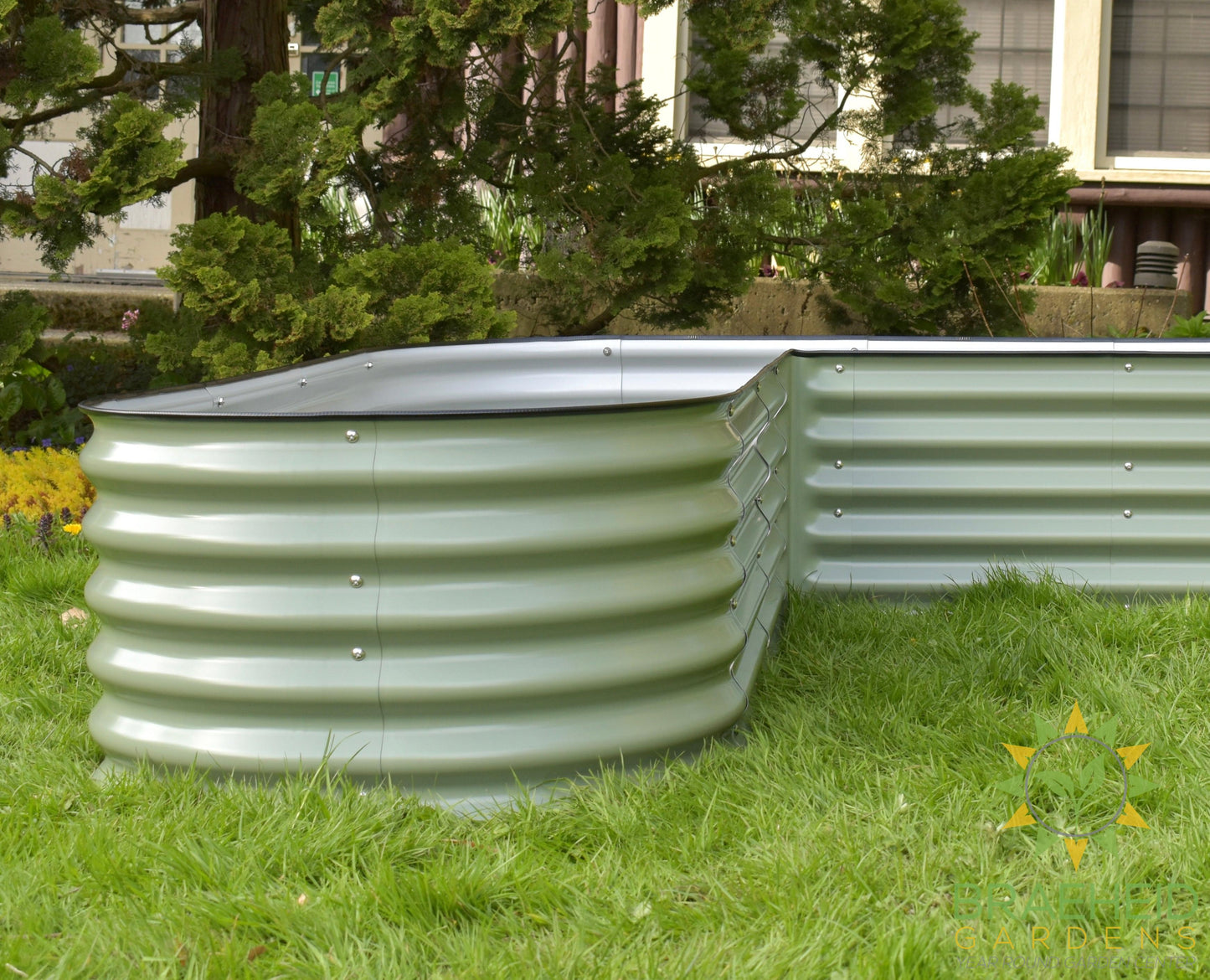 17" Tall L-Shape Garden Bed Kit