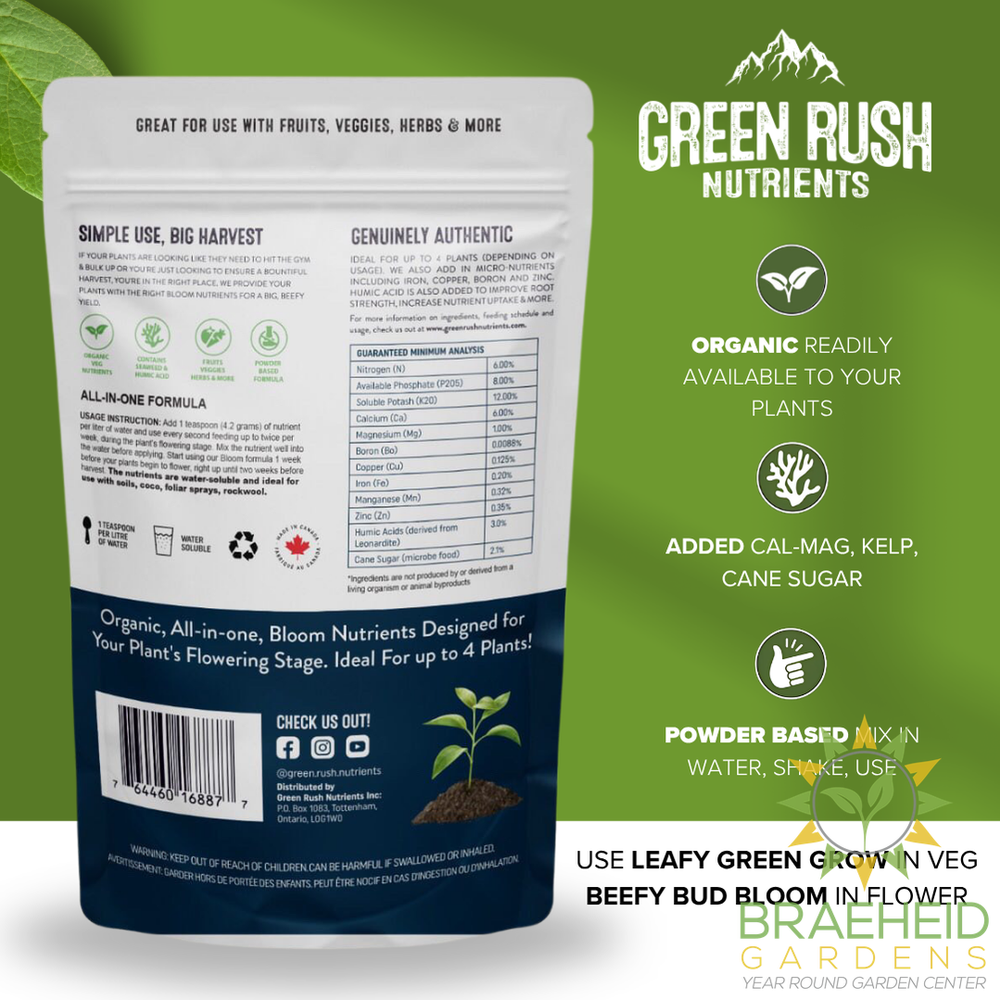 Beefy Bud Bloom Flowering Stage Plant Nutrients | All In One Plant Nutrients for Indoor & Outdoor Use