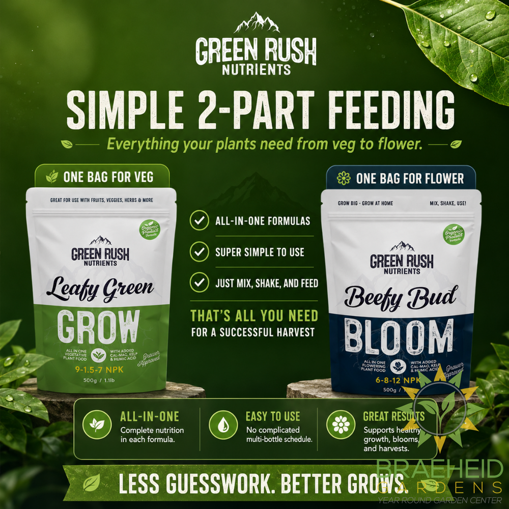 Veg To Harvest Pack: Leafy Green Grow & Beefy Bud Bloom Combo
