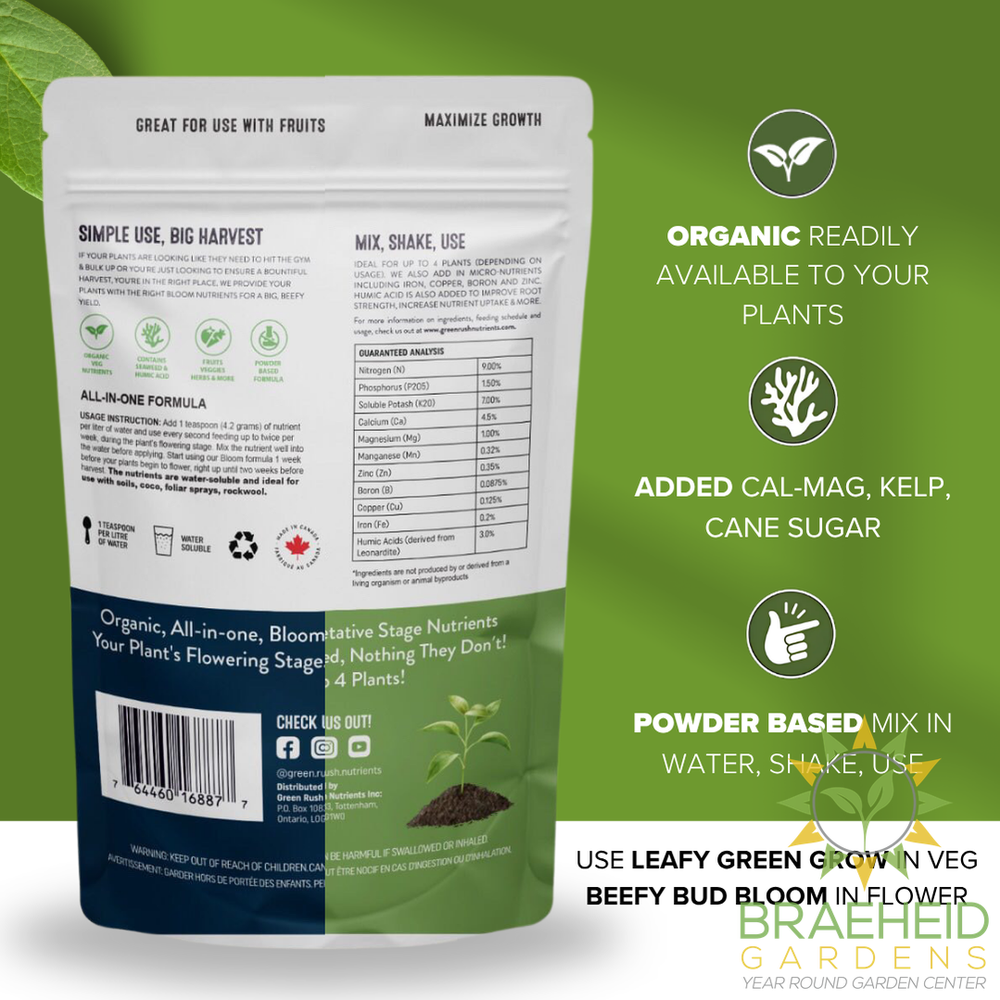 Veg To Harvest Pack: Leafy Green Grow & Beefy Bud Bloom Combo