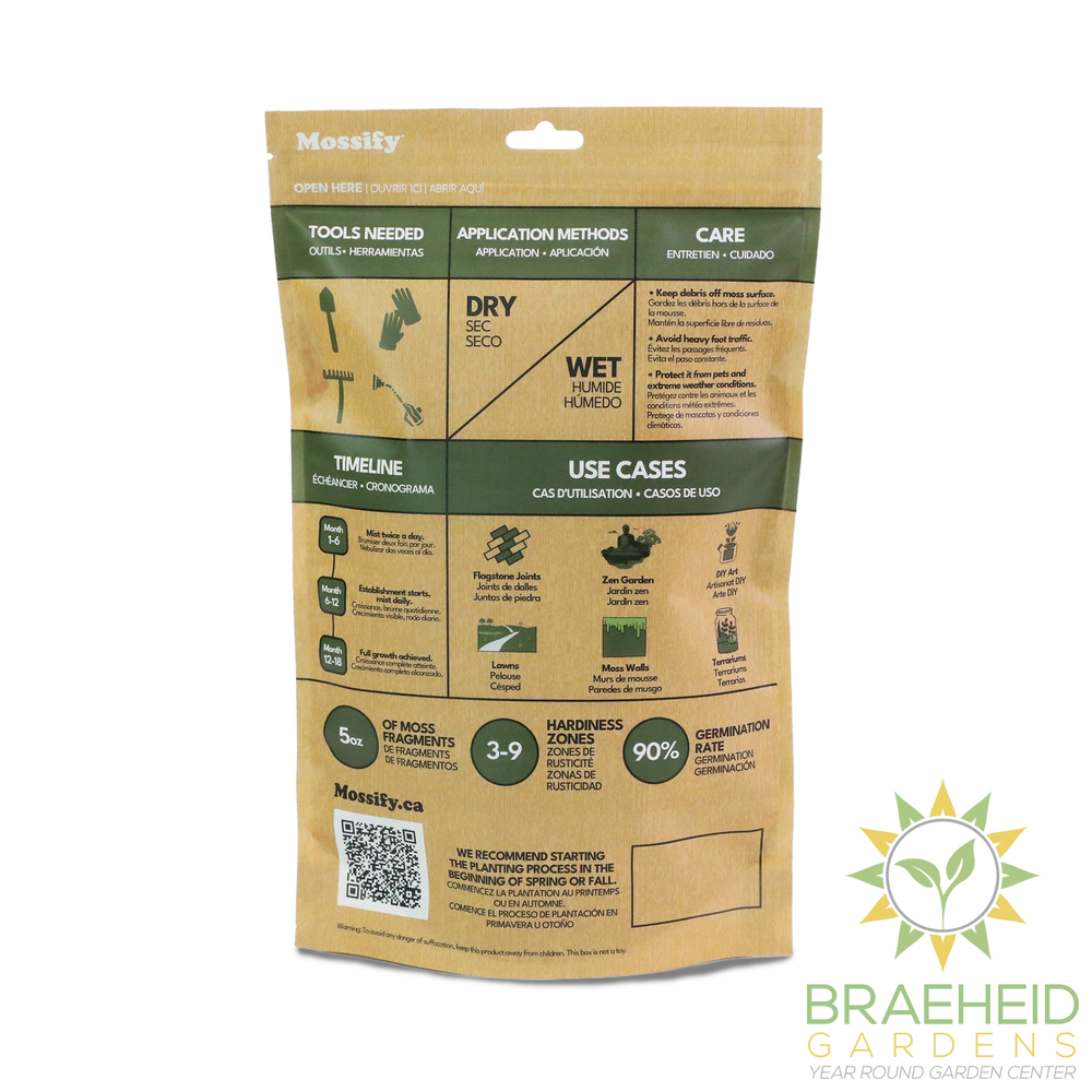 Native Boreal Mix Growable Moss for the Shade - PRE-ORDER