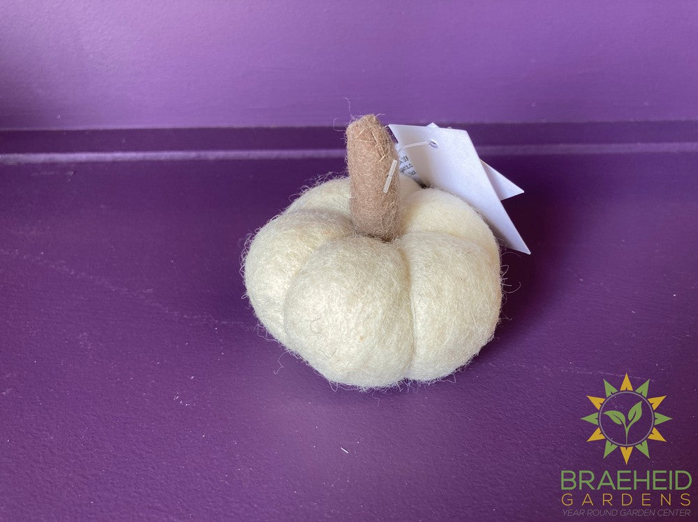 Handmade Felted Wool Pumpkin