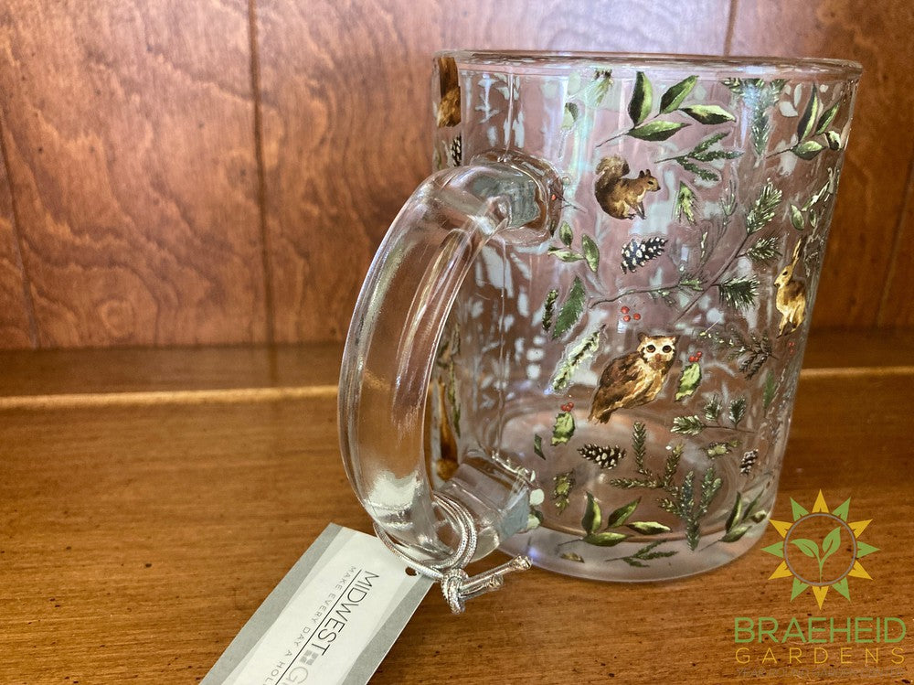 Woodland Glass Holiday Mug